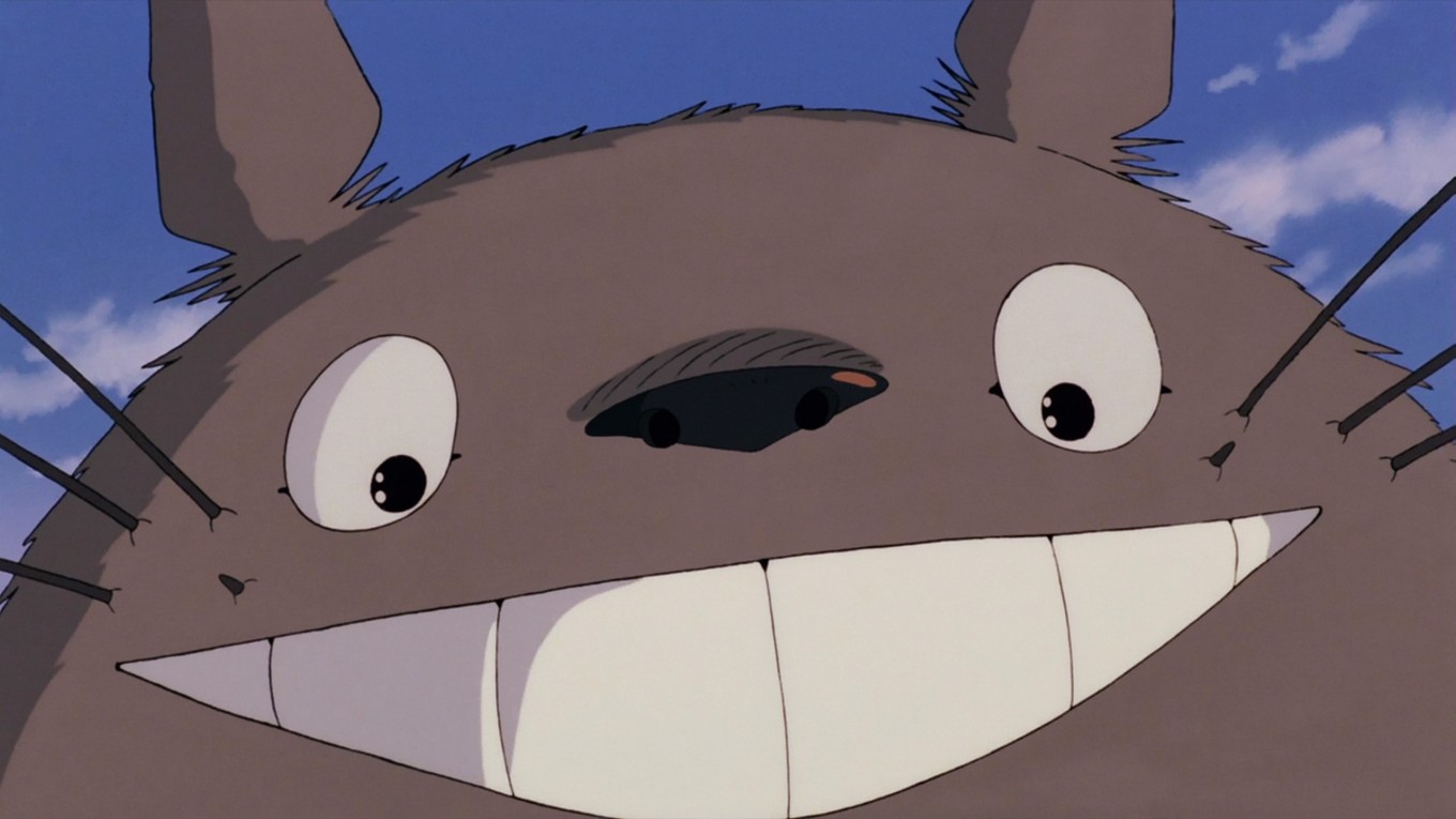 Close-up of the anime character 'Totoro'